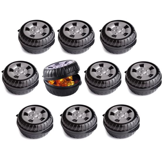 Imagem de Porta Objetos e Lanches Roda de Carro Plasútil Kit com 30