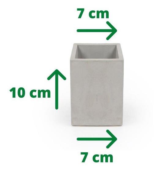 Porta Organizador Porta Treco Caneta Lápis Escritório Cimento 7x7x10 Menor preço em Porta Organizador Porta Treco Caneta Lápis Escritório Cimento 7x7x10
