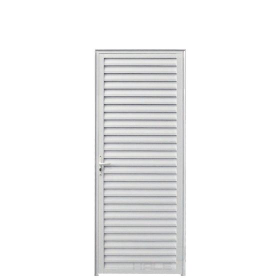 Imagem de Porta Palheta 2,10 (A) X 0,70(L) Aluminio Branco Lado Esquerdo - Hale