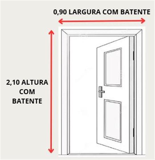 Imagem de Porta palheta esquerda 2,10 x 0,90 alumínio brilhante