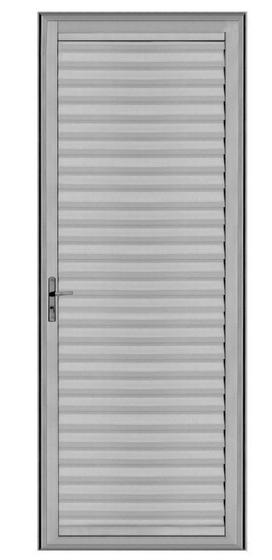 Imagem de Porta palheta l25 aluminio brilhante 2,10 x 0,60 esquerda