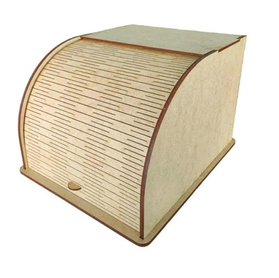 Porta Pão C/tampa Retrátil Em Madeira Mdf Cantinho Do Café Menor preço em Porta Pão C/tampa Retrátil Em Madeira Mdf Cantinho Do Café
