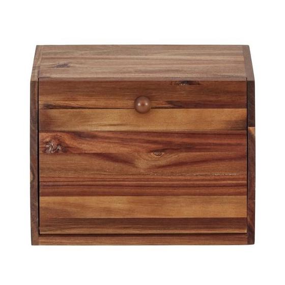Imagem de Porta pao de acacia com tampa 30cm - oikos natural