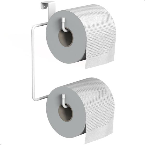 Imagem de Porta Papel Higiênico Caixa Acoplada Suporte Branco ARM