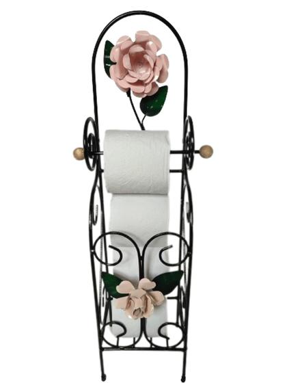 Imagem de Porta Papel Higiênico De Chão Em Ferragem Ideal Para Banheiro