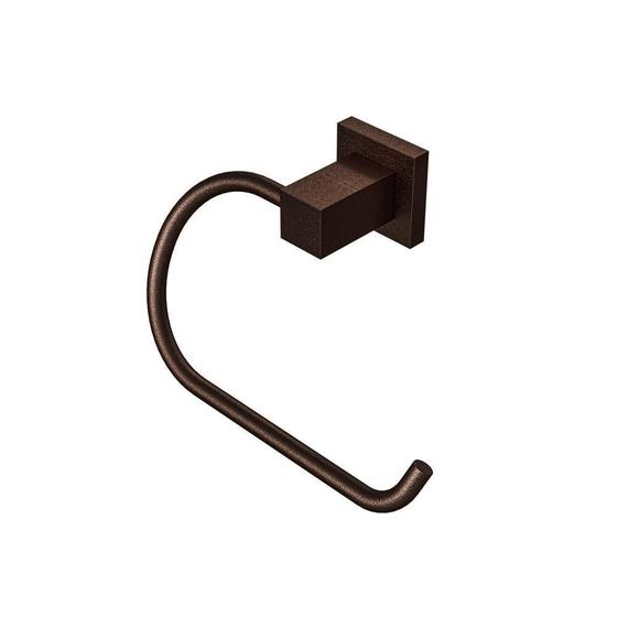 Imagem de Porta Papel Higiênico Square Luxo Corten Suporte Papeleira