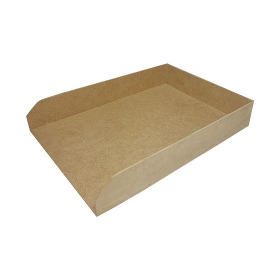 Imagem de Porta Papel Sulfite Simples Mdf Madeira