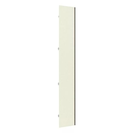 Imagem de Porta para Roupeiro Closet Canto Individual 40cm Puxador Perfil Champagne Luciane Móveis