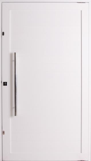 Porta Pivotante de Alumínio Lambril 2,40 X 1,20 Com Puxador 80cm e Kit Fechadura Direita Cor Branco Menor preço em Porta Pivotante de Alumínio Lambril 2,40 X 1,20 Com Puxador 80cm e Kit Fechadura Direita Cor Branco