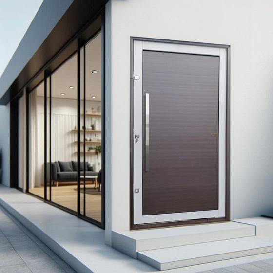 Imagem de Porta Pivotante Lambril com Puxador Lado Esquerdo Elite 240x130
