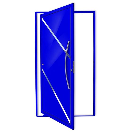 Imagem de Porta Pivotante Lambril Duna com Puxador Super 210cm x 100cm Brimak