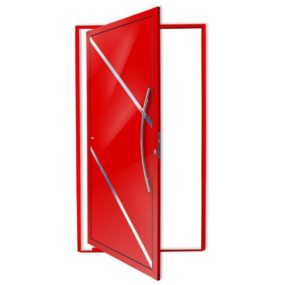 Imagem de Porta Pivotante Lambril Duna com Puxador Super 210cm x 100cm Brimak