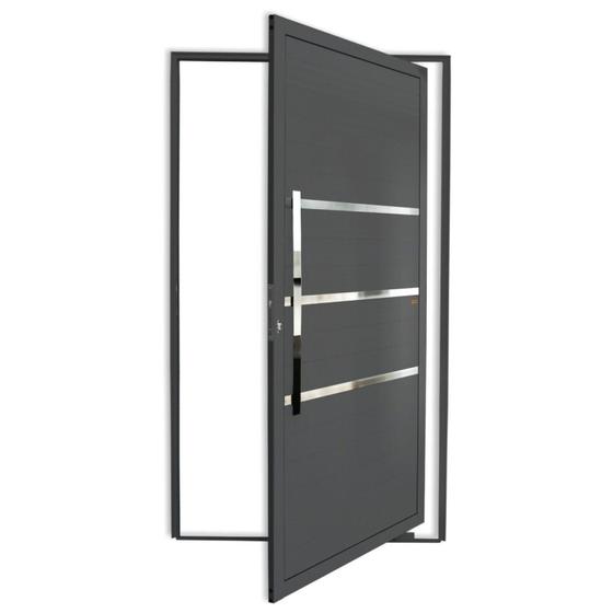 Imagem de Porta Pivotante Lambril Evolution com Puxador Super 210cm x 100cm Brimak