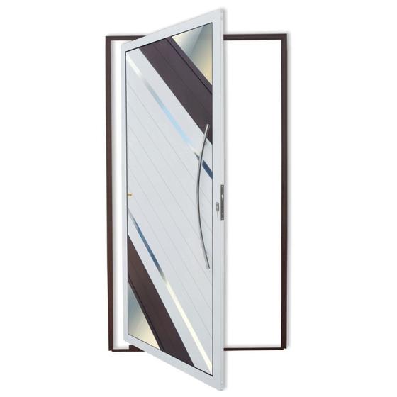 Imagem de Porta Pivotante Lambril Oasis com Puxador Super 210cm x 100cm Brimak