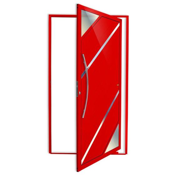 Imagem de Porta Pivotante Lambril Oasis com Puxador Super 210cm x 120cm Brimak