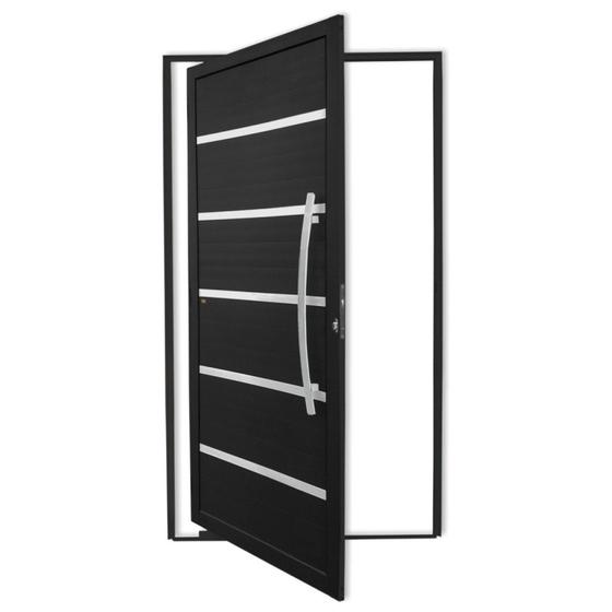 Imagem de Porta Pivotante Lambril Premium com Puxador Super 210cm x 120cm Brimak