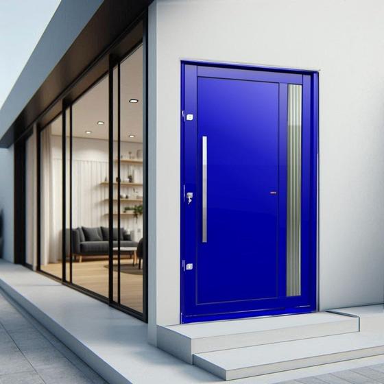 Imagem de Porta Pivotante Lambril Visione com Puxador Lado Esquerdo Elite 216x120
