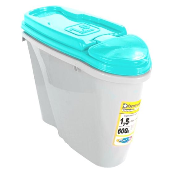 Imagem de Porta Ração Dispenser Home 1,5L Plast Pet