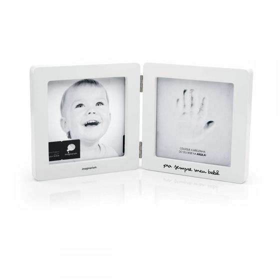Imagem de Porta-retrato registro mão de bebê - Imaginarium