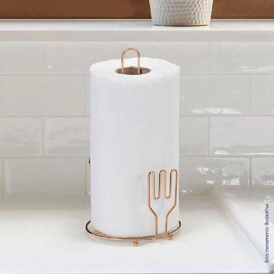 Porta Rolo Papel Toalha Rose Gold 1 UN Arthi - ARTHI COMERCIAL LTDA ...