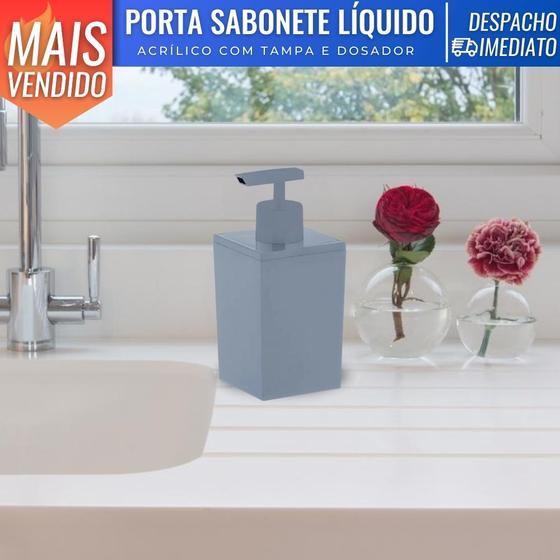 Imagem de Porta Sabonete Detergente Liquido Dispenser Alcool Gel Paramount
