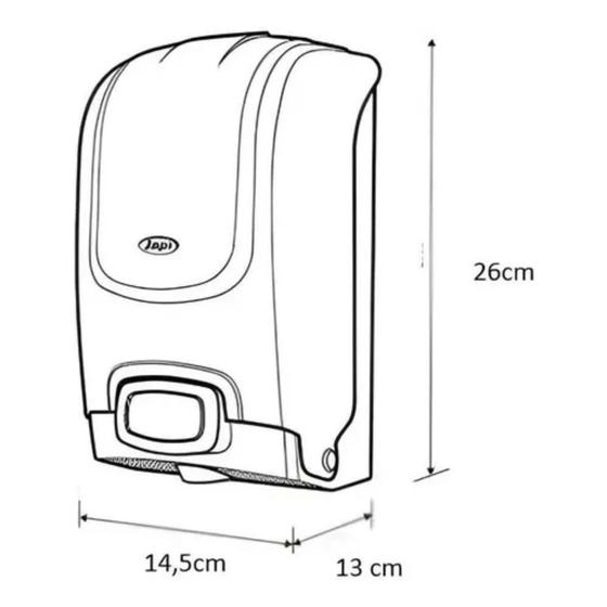 Imagem de Porta Sabonete Líquido Com Reservatório Japi