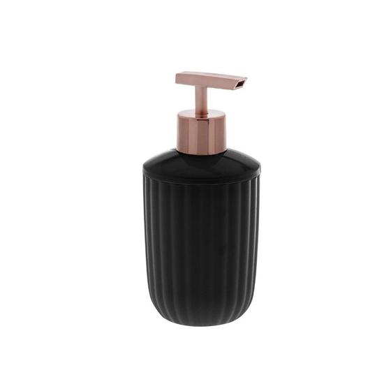 Imagem de Porta Sabonete Líquido de Acrílico Canelatta  Preto Bagno 350ml - Paramount