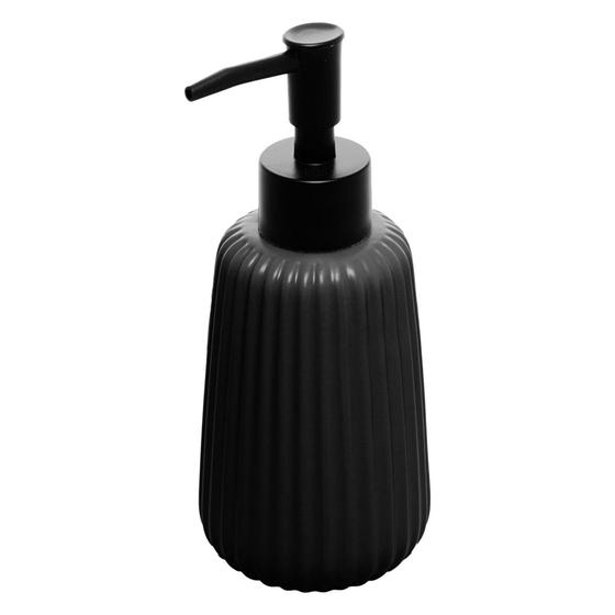 Imagem de Porta Sabonete Líquido de Cerâmica Balloon Preto 270ml - Wolff