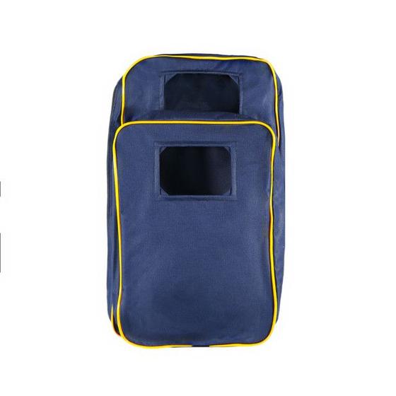 Imagem de Porta Sacola Azul 50x30cm para Cozinha e Área de Serviço com Divisão para 2 Tipos de Sacolas 001471