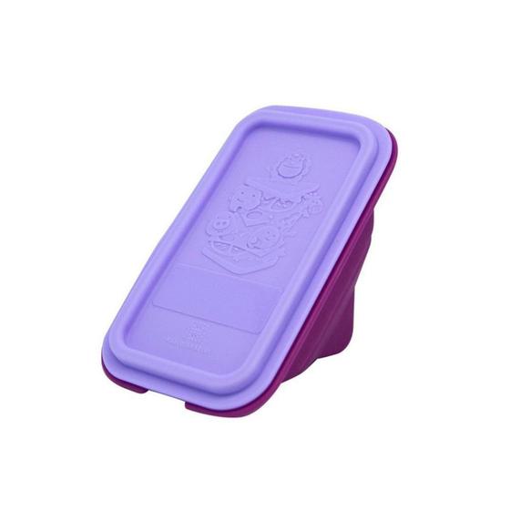 Porta Sanduíche e Lanche Infantil Em Silicone Roxo Willo - Marcus ...
