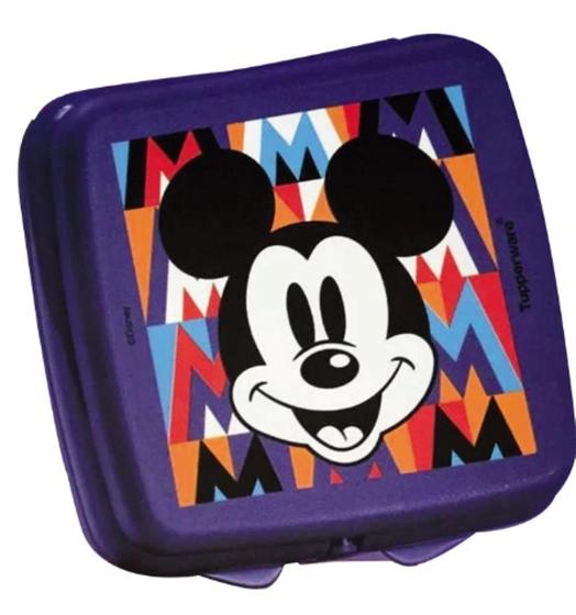 Imagem de Porta Sanduíche M de Mickey Azul Tupperware