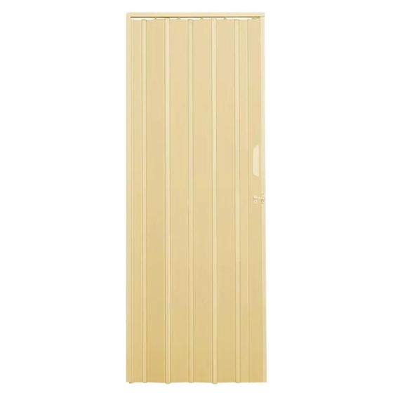 Porta Sanfonada Plástico PVC Bege 2,10x0,70m Menor preço em Porta Sanfonada Plástico PVC Bege 2,10x0,70m