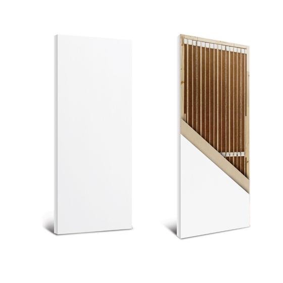 Imagem de Porta Sarrafeada Lisa HDF Pinus Primer UV