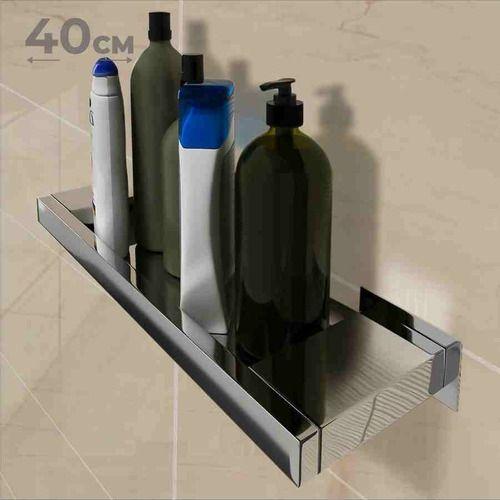 Porta Shampoo 40cm Aço Inox 304 R-PS40 Menor preço em Porta Shampoo 40cm Aço Inox 304 R-PS40