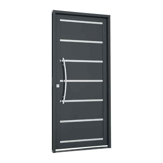 Porta Social de Giro com Lambris e Frisos em Aço 217 x 88 x 8 cm Direita Silenfort Sasazaki Menor preço em Porta Social de Giro com Lambris e Frisos em Aço 217 x 88 x 8 cm Direita Silenfort Sasazaki