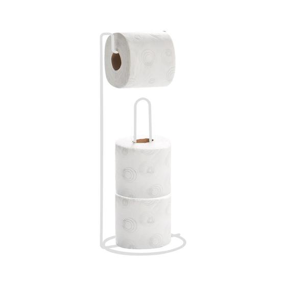 Porta Suporte Papel Higienico De Chão 4 Rolos Menor preço em Porta Suporte Papel Higienico De Chão 4 Rolos