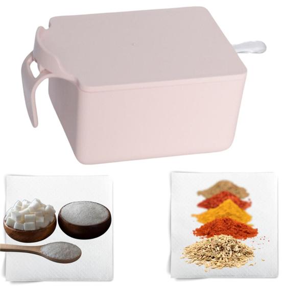 Imagem de PORTA TEMPEROS / AÇUCAREIRO / ESPECIARIAS 250ml com Colher
