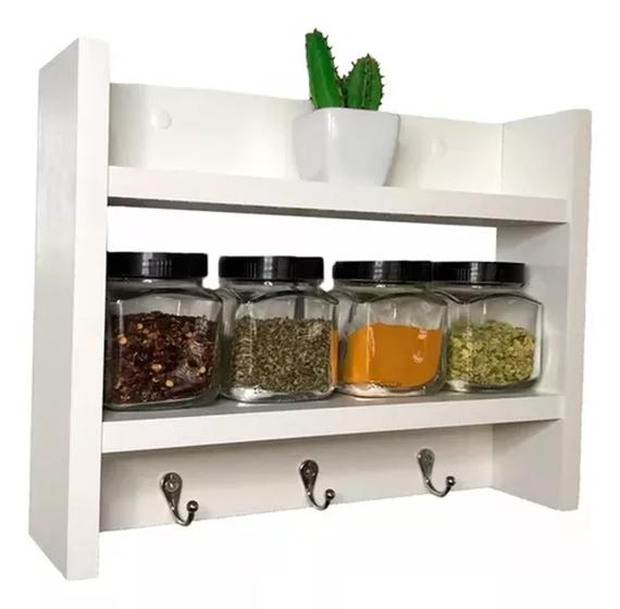 Porta temperos com suporte para panos de prato Menor preço em Porta temperos com suporte para panos de prato