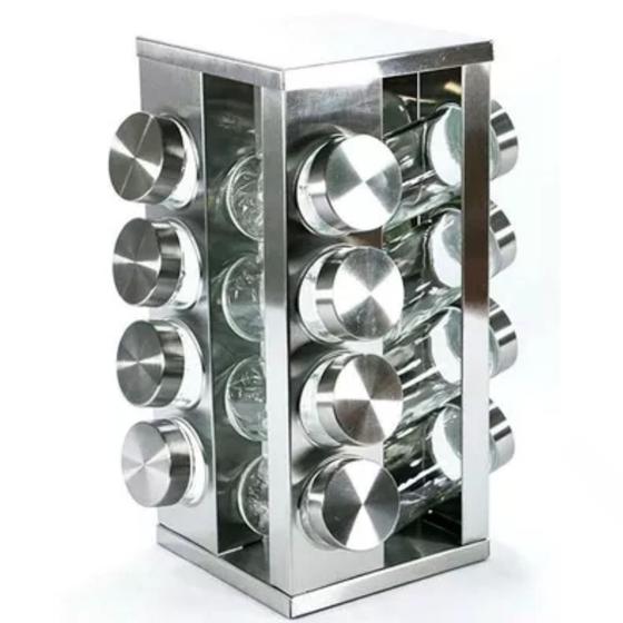 Imagem de Porta Temperos Giratório Condimentos 17 Peças Spice Rack