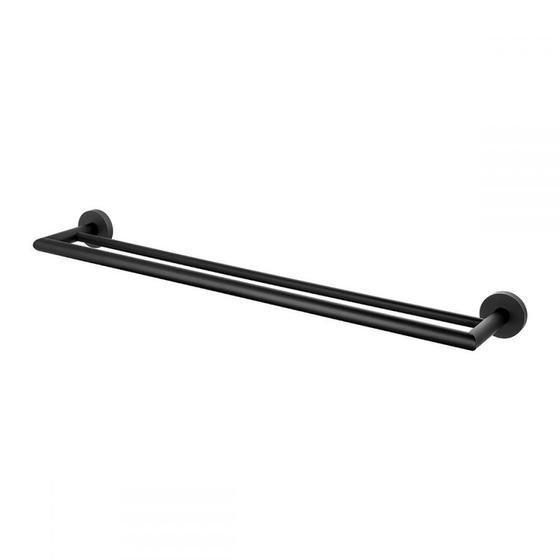 Imagem de Porta Toalha Barra Duplo Loft B82 2042 Black Lorenzetti