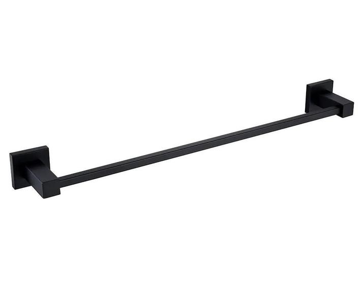 Imagem de Porta Toalha Barra Quadrado 60Cm Preto