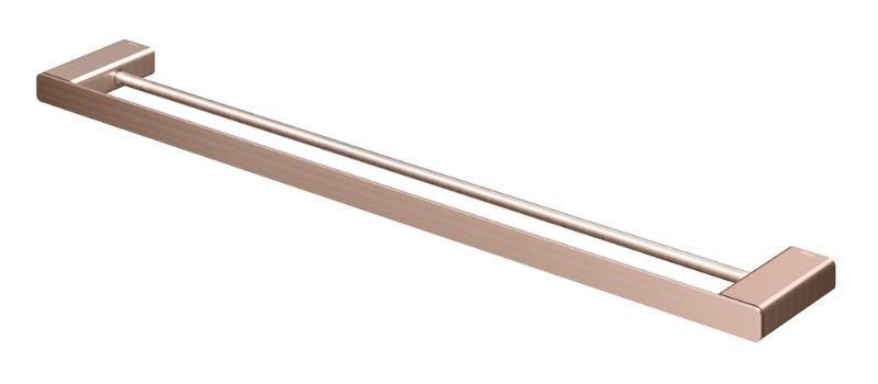 Imagem de Porta Toalha com Barra Duplo Docol Flat Cobre Escovado