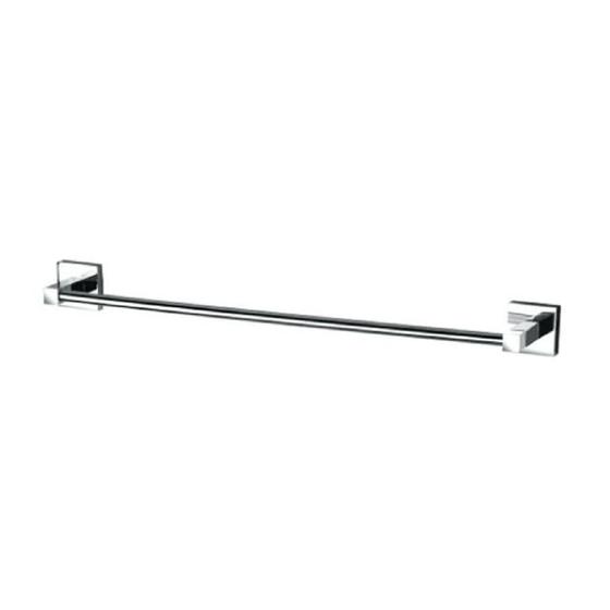 Imagem de Porta Toalha De Banho Perflex Quadra Cromada 12120410