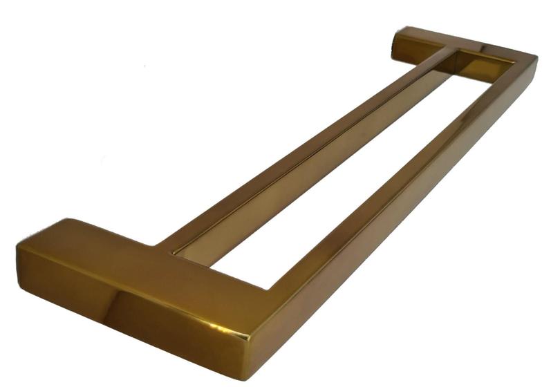 Imagem de Porta Toalha De Parede Guriri Duplo 40Cm Red Gold Inox