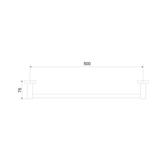 Imagem de Porta Toalha Linear 2030 C 34 Athena Meber  26167.2