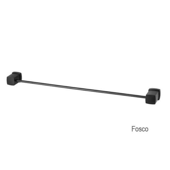 Imagem de Porta Toalha Meber Block Longo C38 Preto Matte 26796.4.49