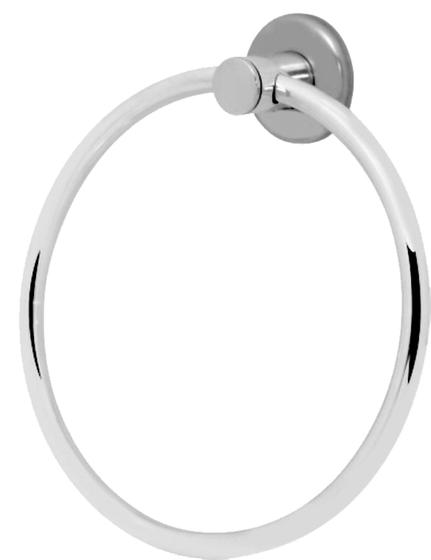 Porta Toalha Modelo Argola Inox Menor preço em Porta Toalha Modelo Argola Inox