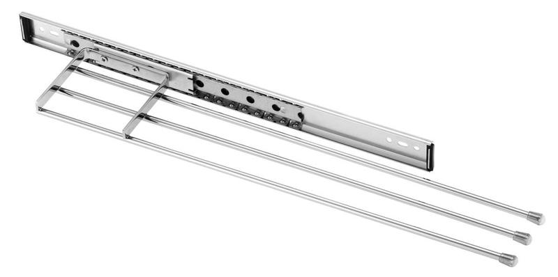 Porta Toalhas Triplo Deslizante Cromado L95xA45xP450mm - Schmitt Menor preço em Porta Toalhas Triplo Deslizante Cromado L95xA45xP450mm - Schmitt