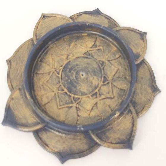 Imagem de Porta Velas Mandala e Incensário Lótus