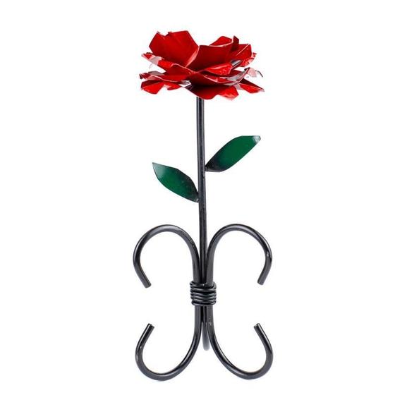 Imagem de Porta Velas Votiva E Palito Rosa Metal 30Cm - Escolha A Cor